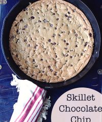 skillet chocolate chip cookie by No 2 Pencil at TidyMom.net