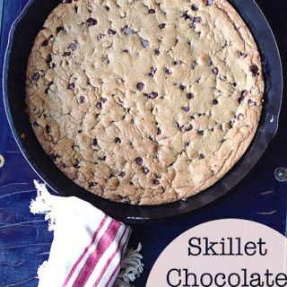 skillet chocolate chip cookie by No 2 Pencil at TidyMom.net