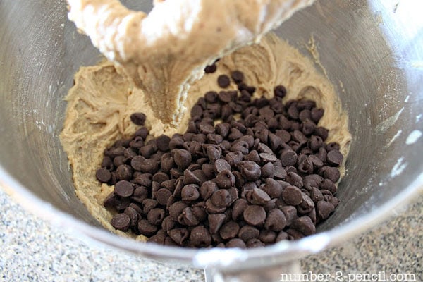 chocolate chip cookie dough