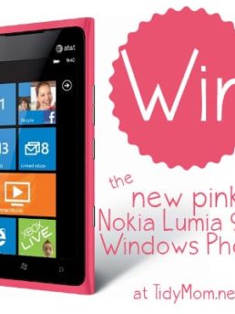 Win Lumia 900 Pink Windows Phone at TidyMom