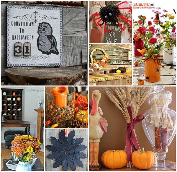 craft and decor ideas for Fall and Halloween at TidyMom.net