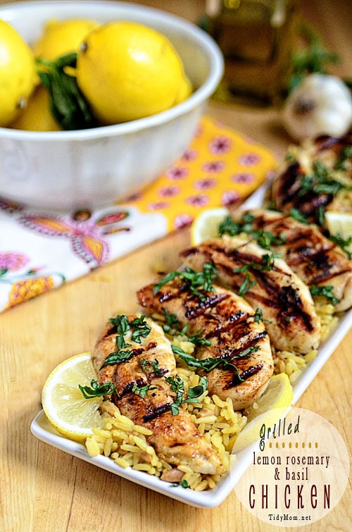 lemon rosemary grilled chicken