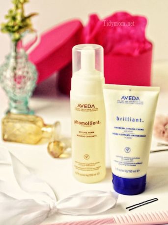 Favorite Aveda hair styling products at TidyMom.net