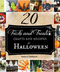 20 Crafts and Treats for Halloween at TidyMom.net