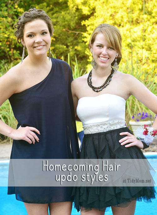 Homecoming Hairstyles at TidyMom.net