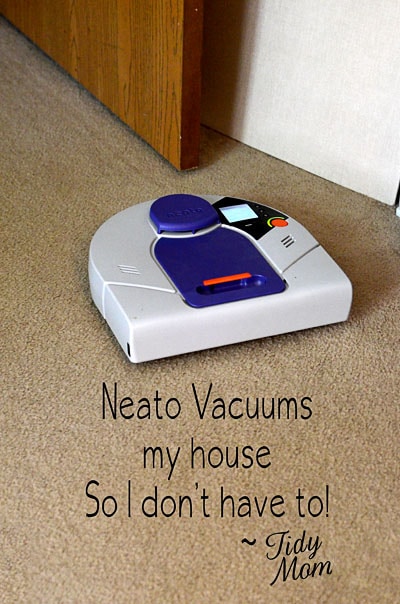 Neato Cleans at TidyMom.net