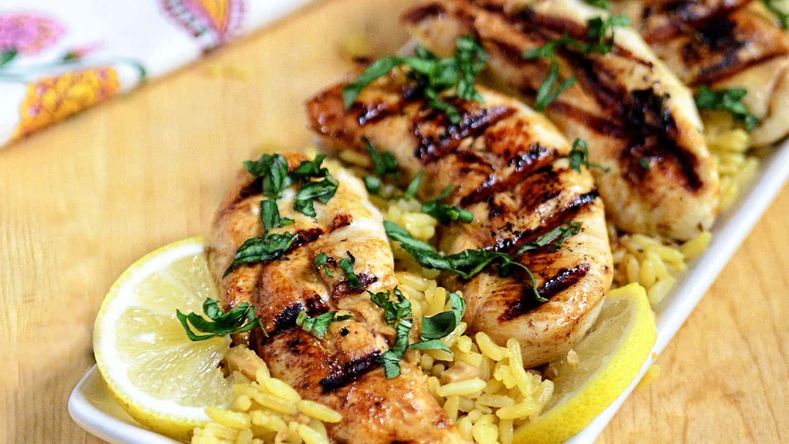 Lemon Rosemary Grilled Chicken