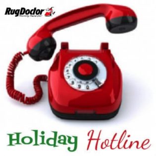 Rug Doctor holiday hotline