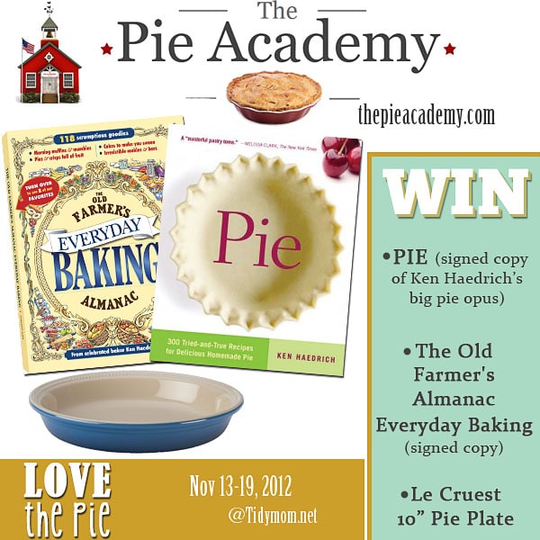 The Pie Academy Giveaway at TidyMom.net #LovethePie
