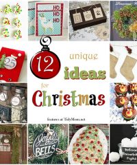 12 Unique Ideas for Christmas at TidyMom.net
