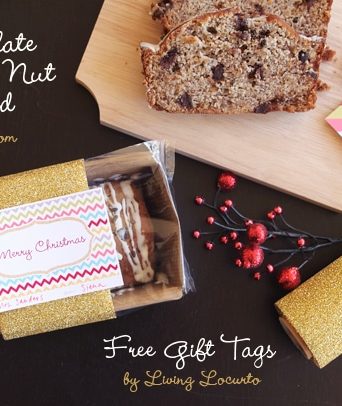 Christmas Gift Tags for Quick Bread from LivingLocurto at TidyMom.net