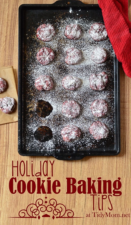 Holiday Cookie Baking Tips at TidyMom.net