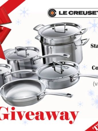 LeCreuset Cookware (value $650) Giveaway at TidyMom.net