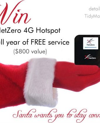 Win a NetZero Hotspot + a FREE year of Service at TidyMom.net