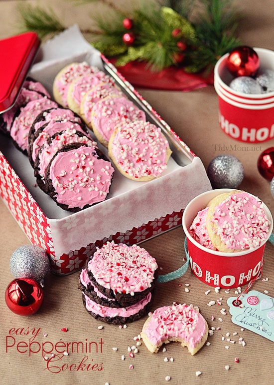 peppermint cookies TidyMom