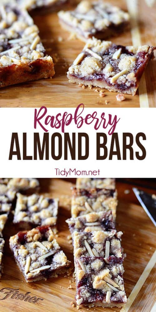 Raspberry Almond Bars