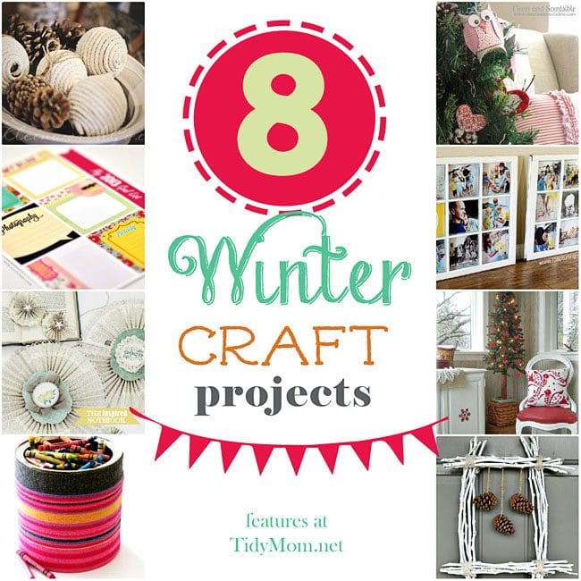 8 Winter Craft Projects at TidyMom.net