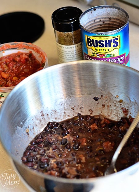 Black Beans and Salsa