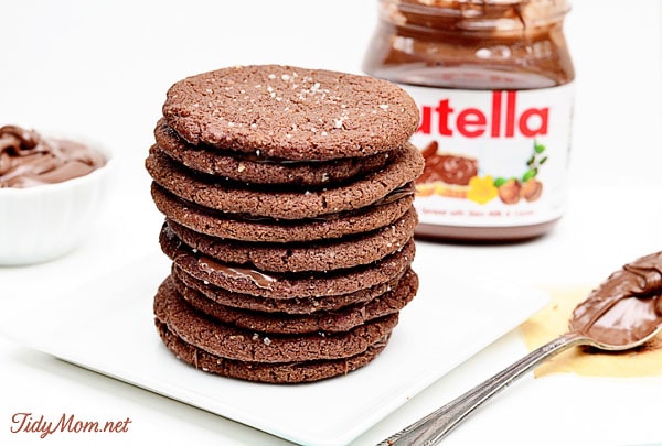 Nutella Sandwich Cookies