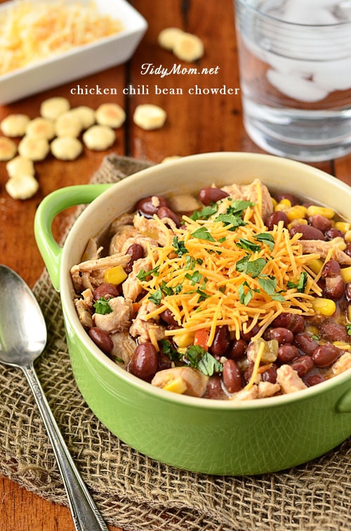 Chicken Chili Bean Chowder recipe at TidyMom