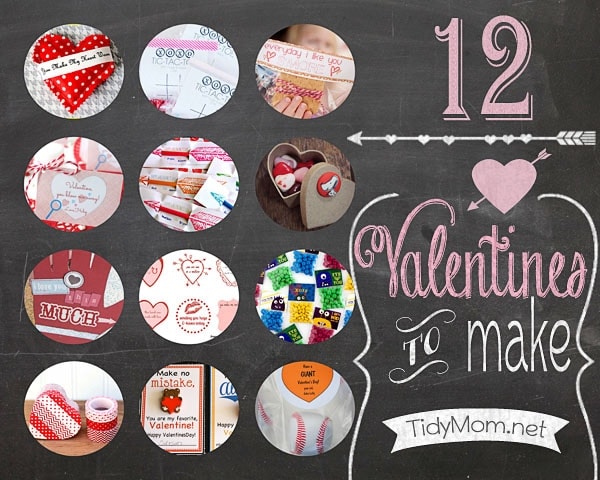 12 Valentines to Make at TidyMom