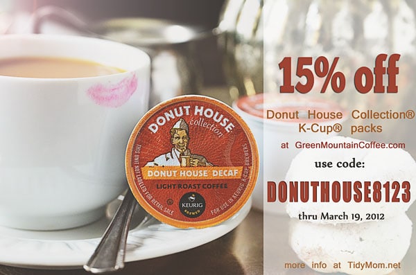 Coupon for Donut House Coffee at TidyMom