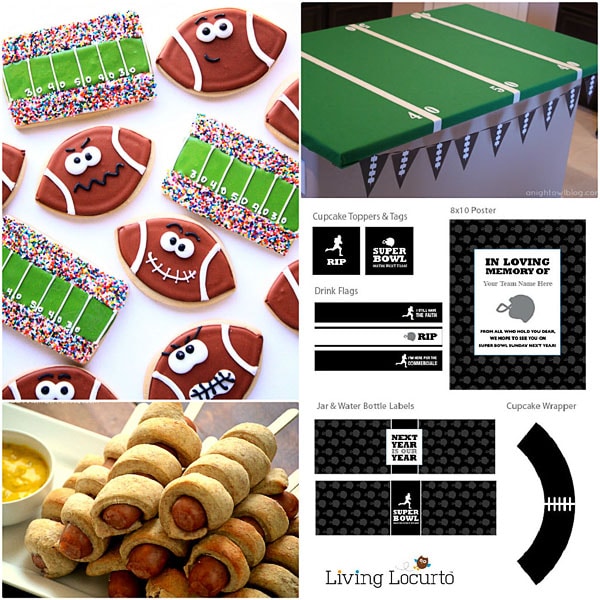 Super Bowl Food and Decor