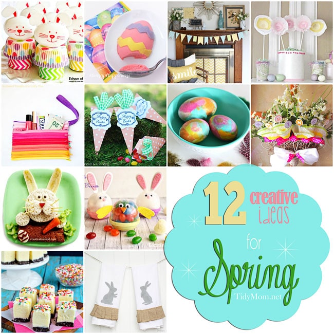 12 Creative Ideas For Easter and Spring at TidyMom.net