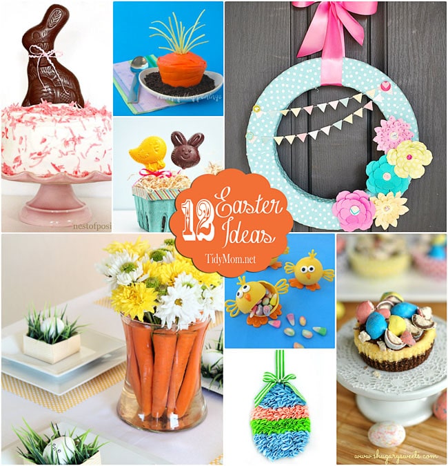 12 Easter inspired crafts, treats and decor anybunny will love at TidyMom.net