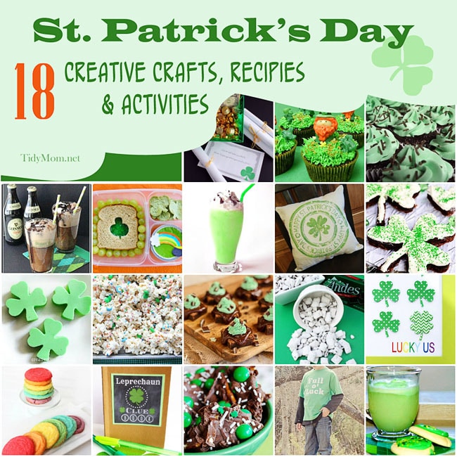 18 Creative Ideas for St. Patricks Day at TidyMom.net