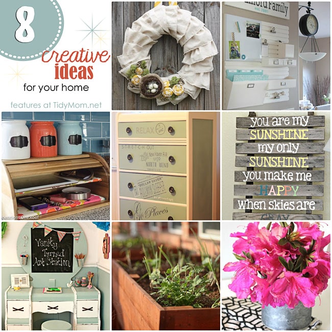 8 Creative Ideas for Home at TidyMom