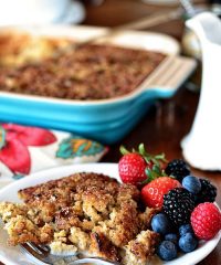 Creme Brulee Baked Oatmeal recipe at TidyMom