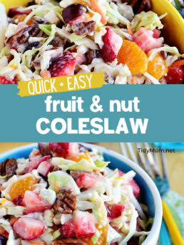 slaw with fruit and nuts