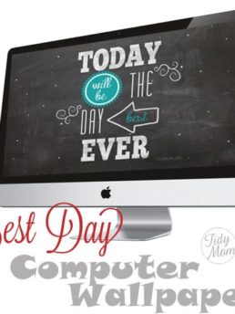 FREE Best Day Ever Background Wallpaper at TidyMom.net