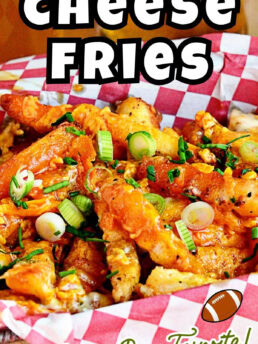 Cheesy buffalo fries