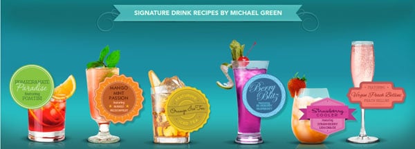 Crystal Light Liquid Signature Drink Recipes by Michael Green