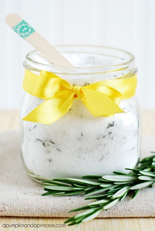 Lemon Rosemary Bath Salts Recipe