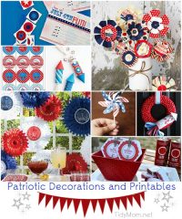 Patriotic Decorations and Printables at TidyMom.net