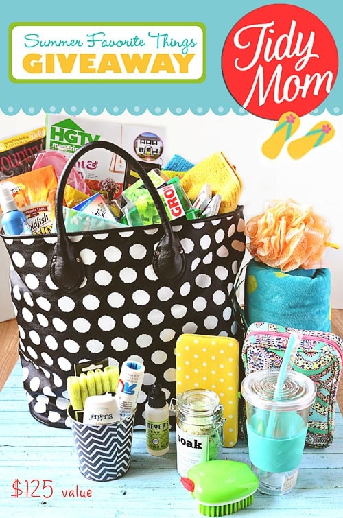 Summer Favorite Things Giveaway at TidyMom