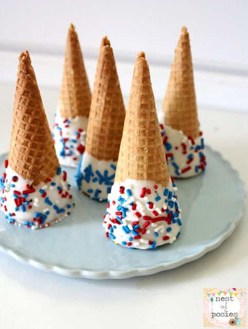 Patriotic Cones