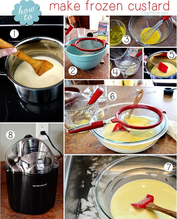 How to Make Homemade Frozen Custard Ice Cream