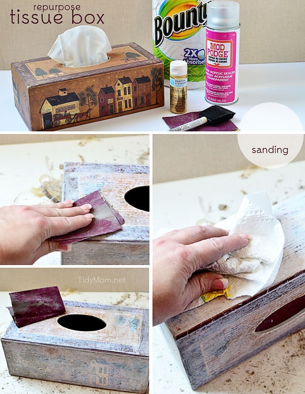 Repurpose Tissue Box at TidyMom.net