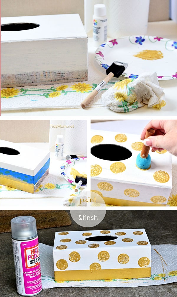 Repurpose Tissue Box at TidyMom.net