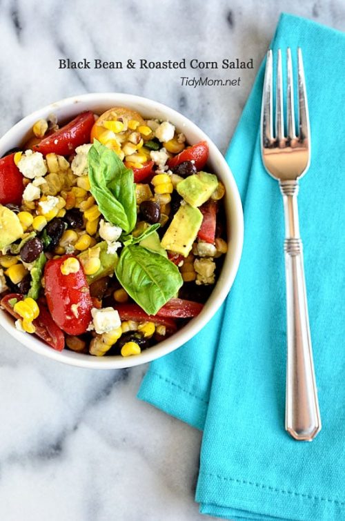 Black Bean Roasted Corn Salad
