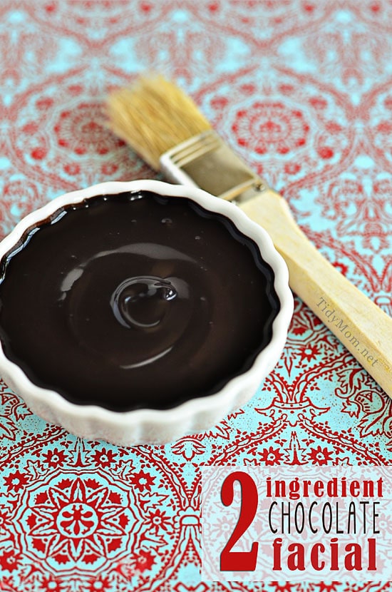 Indulgent 2 Ingredient Homemade Chocolate Facial recipe at TidyMom.net