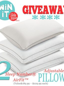 Sleep Number Pillow Giveaway at TidyMom