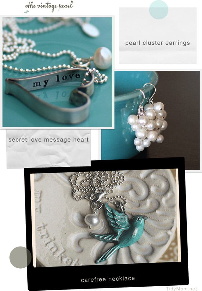 TidyMom Favorties from The Vintage Pearl, handmade jewelry