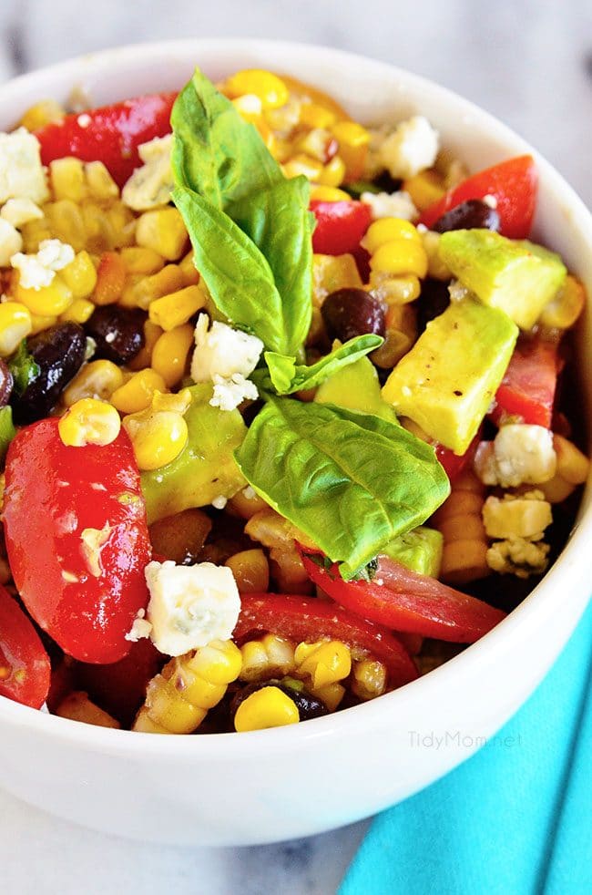 Black Bean Roasted Corn Salad