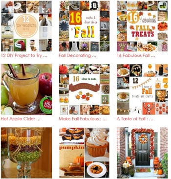 Hundreds of ideas for Fall! Recipes, crafts, decor and more at TidyMom.net