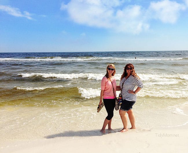 On the beach in Seaside FL